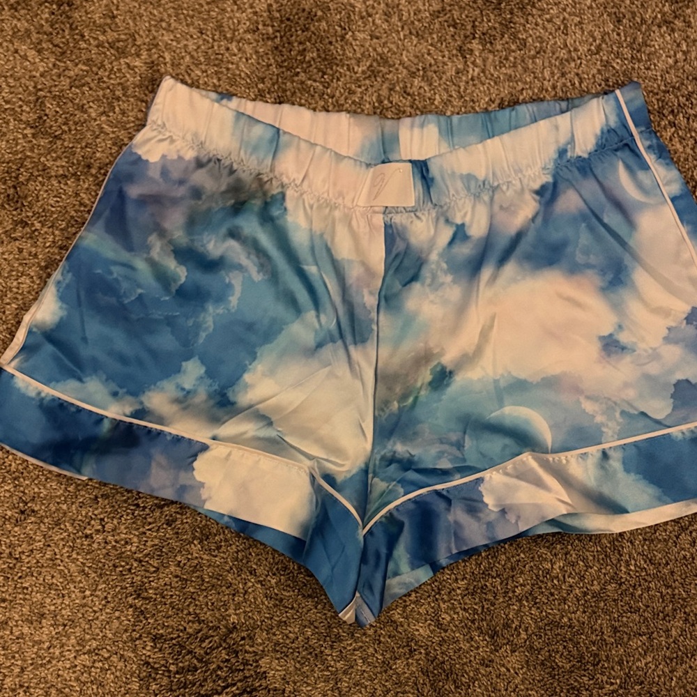 Victoria's Secret  Blue Sky Satin Pajamas - Picture 4 of 7